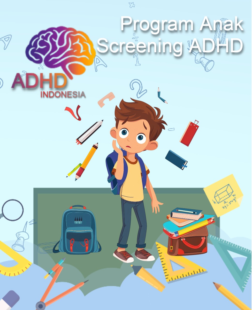 Program ADHD Indonesia Kabupaten Hulu Sungai Utara Screening ADHD Non-Diagnostik